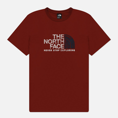 Мужская футболка The North Face Rust 2, цвет красный, размер S
