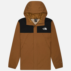 Мужская куртка ветровка The North Face Antora, цвет коричневый, размер S