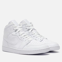 Кроссовки Jordan Wmns Air Jordan 1 Mid, цвет белый