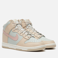 Кроссовки Nike Wmns Dunk High, цвет бежевый, размер 44 EU