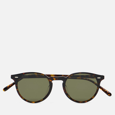Солнцезащитные очки Oliver Peoples N.02 Sun, цвет коричневый, размер 46mm