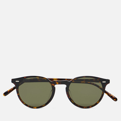 Солнцезащитные очки Oliver Peoples N.02 Sun, цвет коричневый