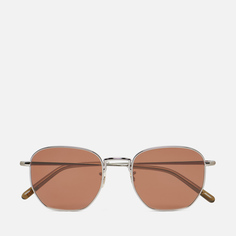 Солнцезащитные очки Oliver Peoples Kierney Sun, цвет серебряный