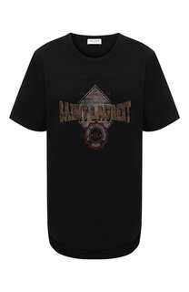 Хлопковая футболка Saint Laurent