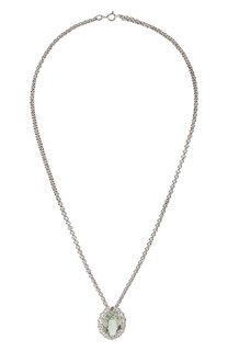 Цепочка с зелёным аметистом Secrets jewelry