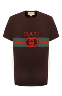 Хлопковая футболка Gucci