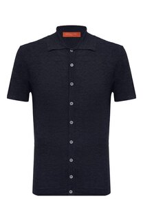 Рубашка изо льна и хлопка Daniele Fiesoli