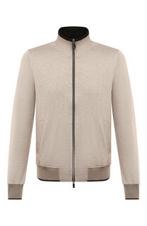 Толстовка из хлопка и шелка Capobianco