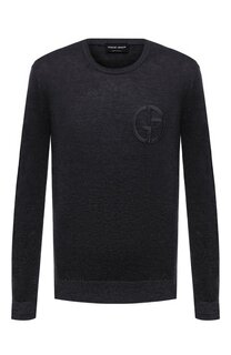 Джемпер изо льна и шелка Giorgio Armani
