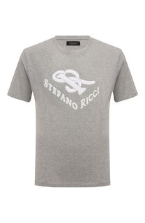 Хлопковая футболка Stefano Ricci