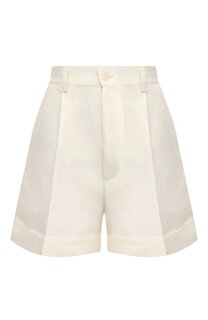 Шорты из вискозы и льна Forte Dei Marmi Couture