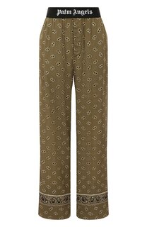 Брюки из вискозы Palm Angels