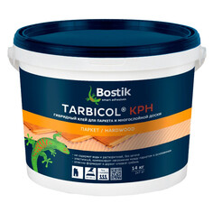 Клей для напольных покрытий и отвердители клей BOSTIK TARBICOL KPH для многослойного паркета гибридный 14кг, арт.30610739