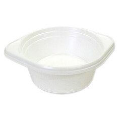 Тарелки, миски одноразовые набор тарелок ANTELLA 50шт 20,5см 500мл глубокие пластик белый