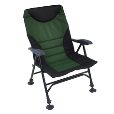 Металлическая и комбинированная мебель стул складной с подлокотниками 62х62х102см черный сталь Не указана