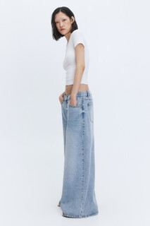 брюки джинсовые женские Джинсы экстраширокие с низкой посадкой Befree