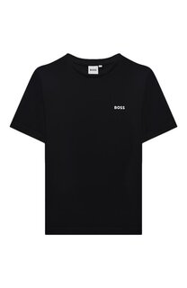 Хлопковая футболка BOSS