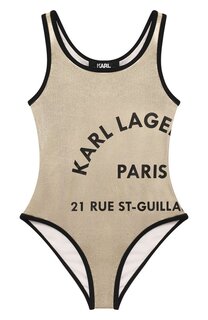 Слитный купальник Karl Lagerfeld Kids