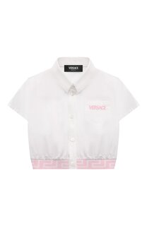 Хлопковая рубашка Versace