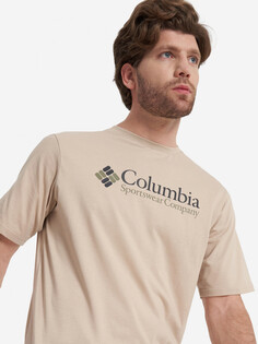 Футболка мужская Columbia Csc Basic Logo Short Sleeve, Бежевый