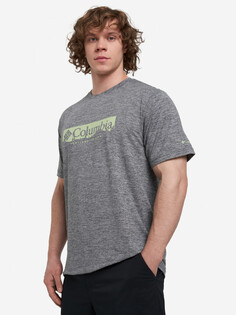 Футболка мужская Columbia Kwick Hike Graphic Ss Tee, Серый