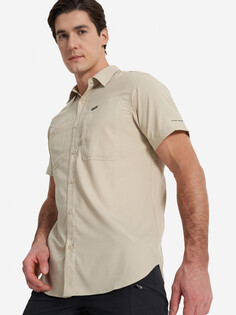 Рубашка с коротким рукавом мужская Columbia Silver Ridge Utility Lite Short Sleeve, Бежевый