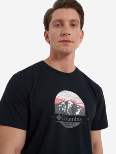 Футболка мужская Columbia Path Lake Graphic Tee Ii, Черный