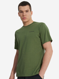 Футболка мужская Columbia MenS Sun Trek Short Sleeve Tee, Зеленый