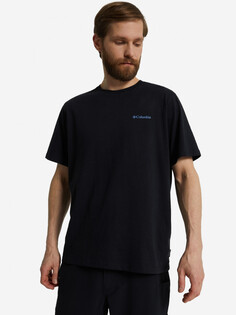 Футболка мужская Columbia Explorers Canyon Back Ss Tee, Черный