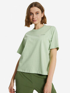 Футболка женская Columbia North Cascades Graphic Ss Tee, Зеленый