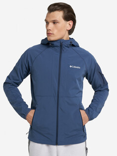 Куртка софтшелл мужская Columbia Tall Heights Hooded Softshell, Синий
