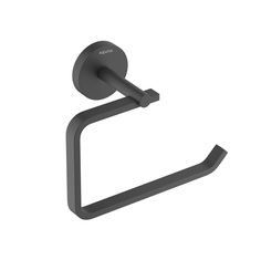 Бумагодержатель квадратный Акватек Бетта AQ4608MB, черный матовый