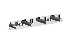 Планка с 4 крючками Акватек Европа AQ4123CR, хром