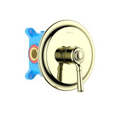 Смеситель для душа Акватек Классик AQ1566PG (внешняя и скрытая часть), полированное золото