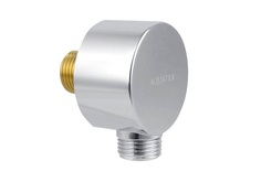 Шланговое подсоединение Акватек AQ2454CR, хром