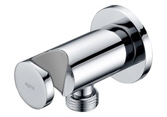 Шланговое подсоединение Акватек AQ2455CR с держателем душа, хром