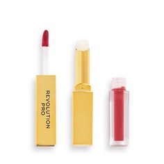 Помада для губ REVOLUTION PRO Жидкая помада и бальзам для губ 2 в 1 2 В 1 SUPREME STAY 24H LIP DUO