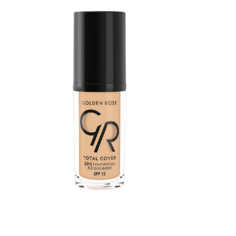 Тональное средство GOLDEN ROSE Крем тональный TOTAL COVER 2in1 Foundation