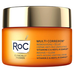 Крем для лица ROC Антивозрастной осветляющий крем с витамином С Multi Correxion Revive + Glow 50.0