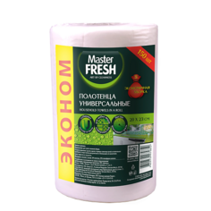 Одноразовые полотенца MASTER FRESH ЭКОНОМ Полотенца универсальные в рулоне спанлейс 150.0