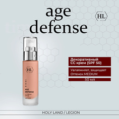 Солнцезащитный крем для лица HOLY LAND Age Defense CC Cream Medium (SPF50) - Корректирующий крем 50.0