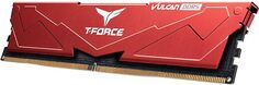 Модуль памяти DDR5 64GB (2*32GB) Team Group FLRD564G5600HC36BDC01 T-Force Vulcan PC5-44800 5600MHz CL36 1.30V Red