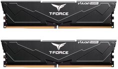 Модуль памяти DDR5 64GB (2*32GB) Team Group FLBD564G6000HC38ADC01 T-Force Vulcan PC5-48000 6000MHz CL38 1.35V Black