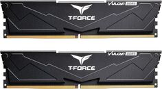 Модуль памяти DDR5 32GB (2*16GB) Team Group FLBD532G6000HC30DC01 T-Force Vulcan PC5-48000 6000MHz CL30 1.35V Black