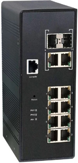 Коммутатор OSNOVO OSP-46TB1(SW-80822/ILR) уличный управляемый (L2+) на 10 портов с термостабилизацией и резервным питанием на базе уличной станции OSP