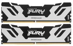 Модуль памяти DDR5 96GB (2*48GB) Kingston FURY KF560C32RSK2-96 Renegade Silver, PC5-48000, 6000MHz, CL32, 2RX8, 1.35V, 288-pin, 24Gbit, XMP