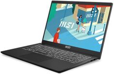Ноутбук MSI Modern 15 H B13M-099RU 9S7-15H411-099 i7-13700H/16GB/512GB SSD/Iris Xe graphics/15.6" FHD IPS/WiFi/BT/cam/Win11Pro/black