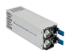 Блок питания для сервера Exegate S15-550P1A с резервированием Chicony Redundant 2x550W (APFC, КПД 94% (80 PLUS Platinum), ШВГ=77mm x 84mm x 225mm, 4 c