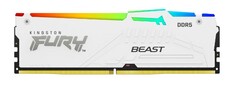 Модуль памяти DDR5 32GB (2*16GB) Kingston FURY KF552C40BWAK2-32 Beast White RGB 5200MHz 1RX8 CL40 1.25V 288-pin 16Gbit радиатор