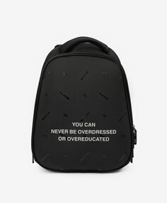 Рюкзак формованный с эргономичной спинкой черный Gulliver